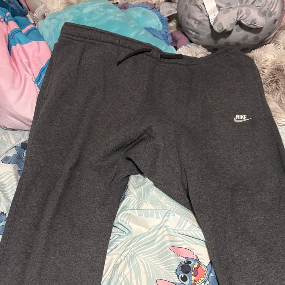 Nike fleece Charcoal Joggers